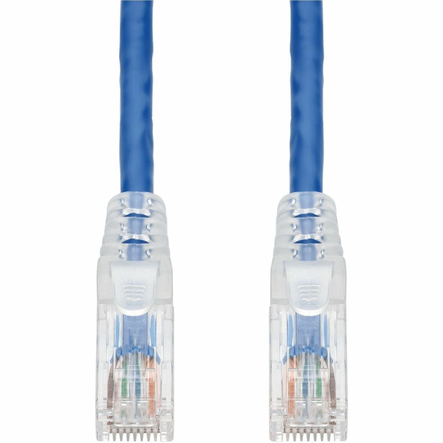 AddOn 7ft Blue CAT 6 PVC Ethernet Cable Snagless Easy Clear Boot TAA RJ-45 M/M - ADD-7FCAT6-BE-TAA