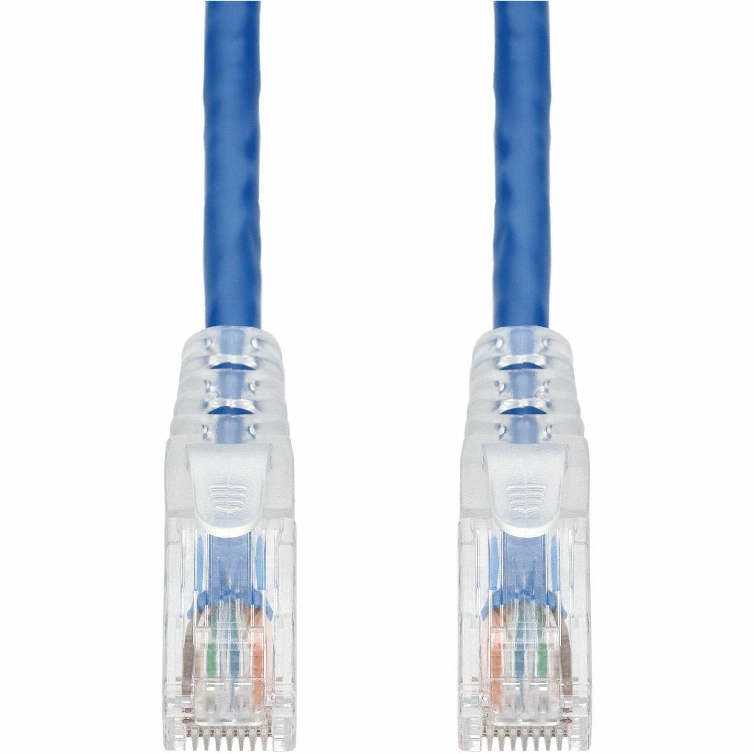 AddOn 15ft Blue CAT 6 PVC Ethernet Cable Snagless Easy Clear Boot TAA RJ-45 M/M - ADD-15FCAT6-BE-TAA