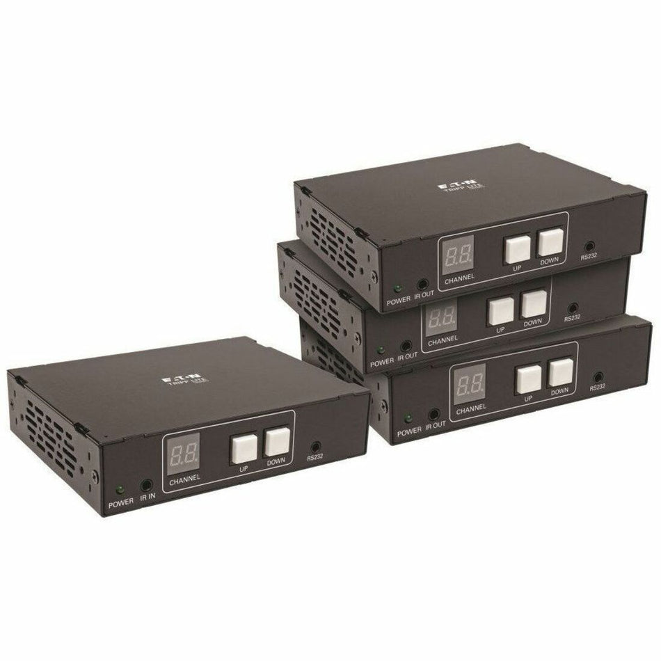 Eaton Tripp Lite Series 3 Port HDMI over Cat5/6 Switch/Extender Kit, 1080p 60 Hz, Serial and IR Control, 656 ft. (200 m), TAA - B160-103-HDSI