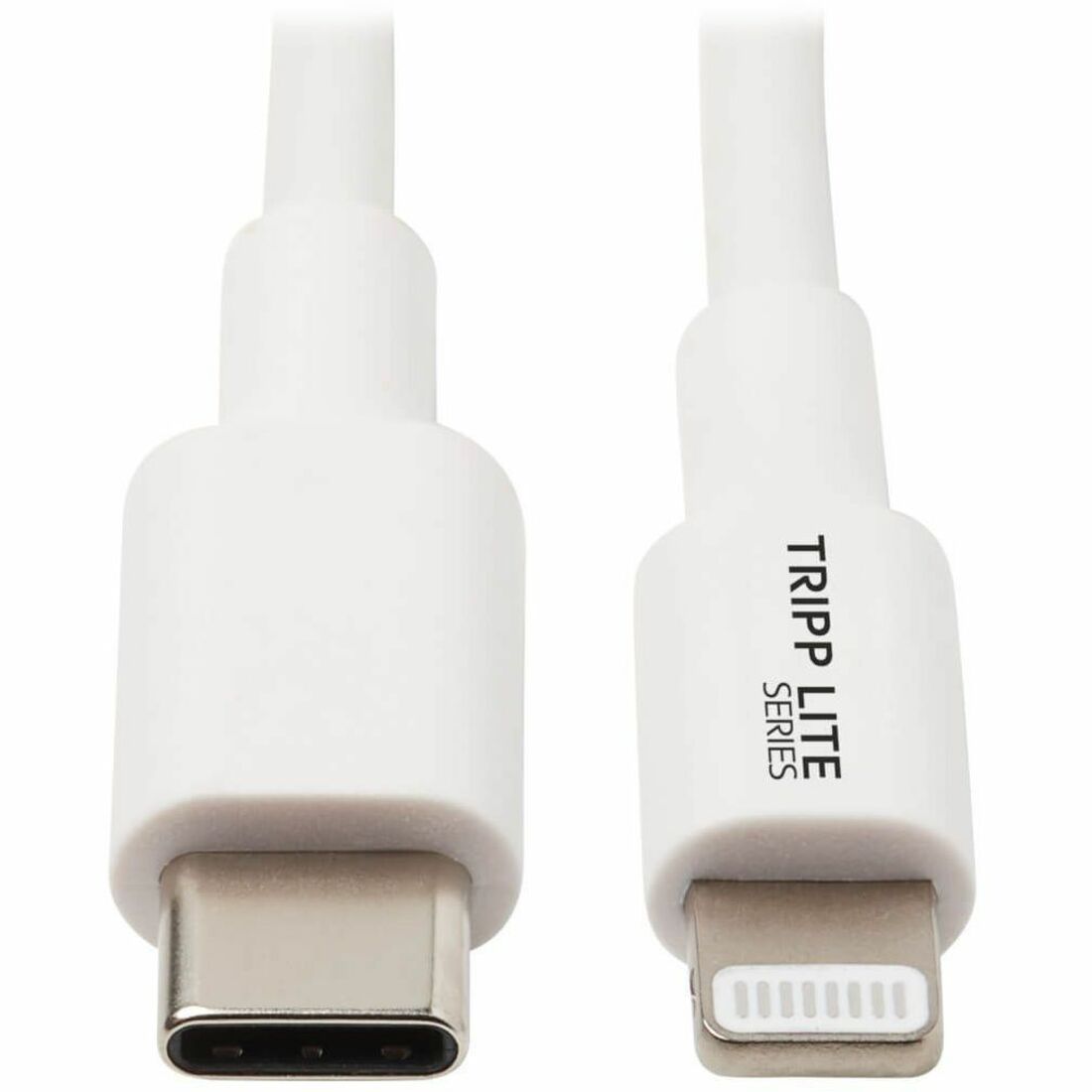 Tripp Lite by Eaton USB-C to Lightning Sync/Charge Cable (M/M) MFi Certified White 3 ft. (0.9 m) - M102-003-WH