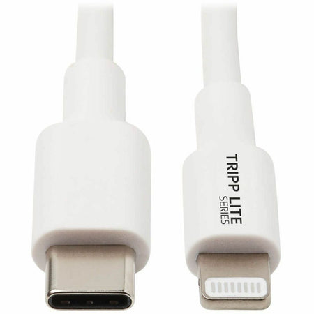 Tripp Lite by Eaton USB-C to Lightning Sync/Charge Cable (M/M) MFi Certified White 3 ft. (0.9 m) - M102-003-WH