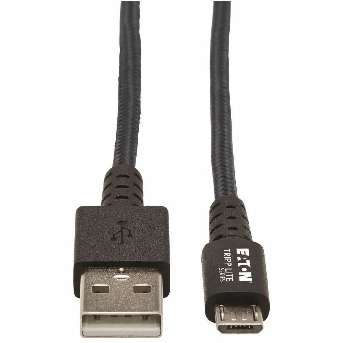 Eaton Tripp Lite Series Heavy-Duty USB 2.0 USB-A to Micro-B Cable - M/M, UHMWPE and Aramid Fibers, Gray, 3 ft. (0.91 m) - U050-003-GY-MAX