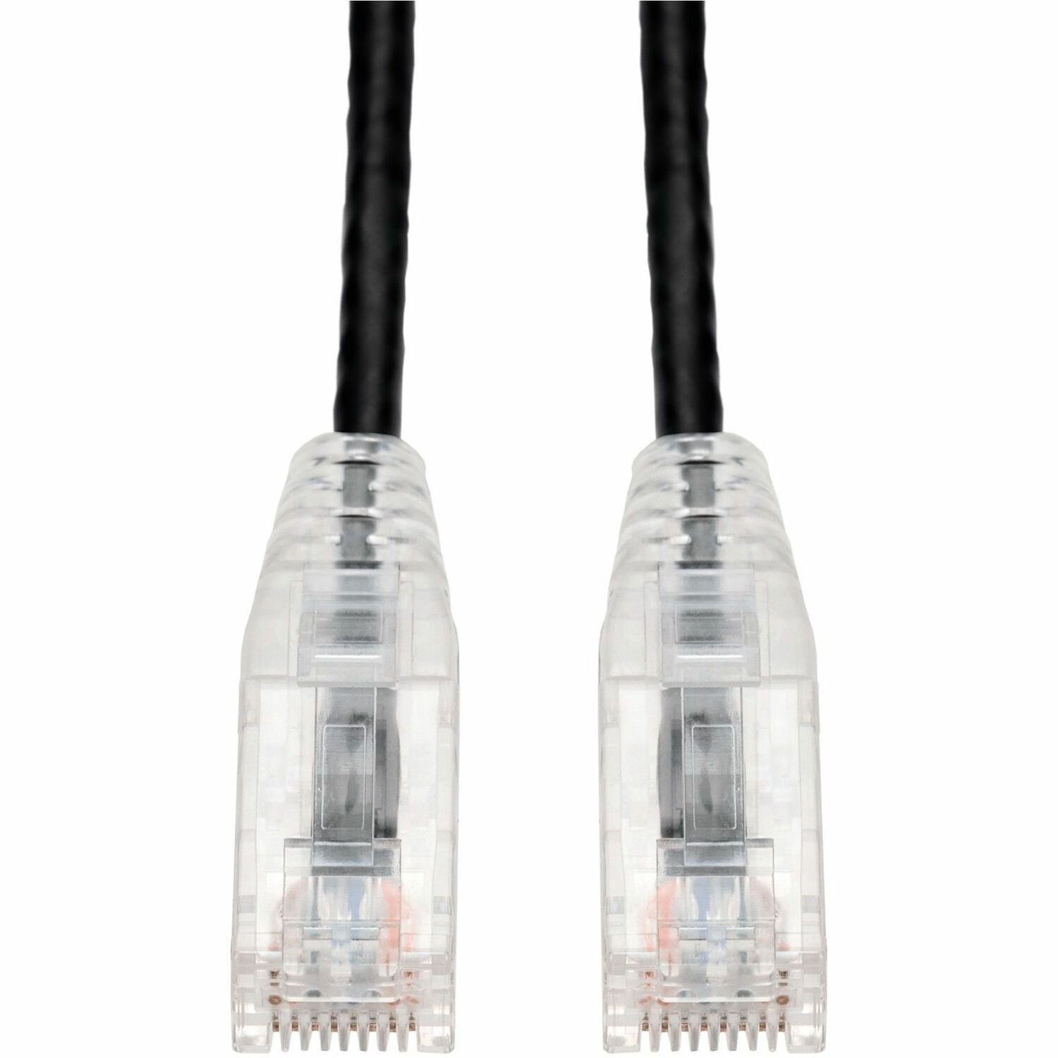 AddOn 20ft Black CAT 6 Slim PVC Ethernet Cable Snagless Clear-Claw RJ-45 M/M - ADD-20FSLCAT6-BK