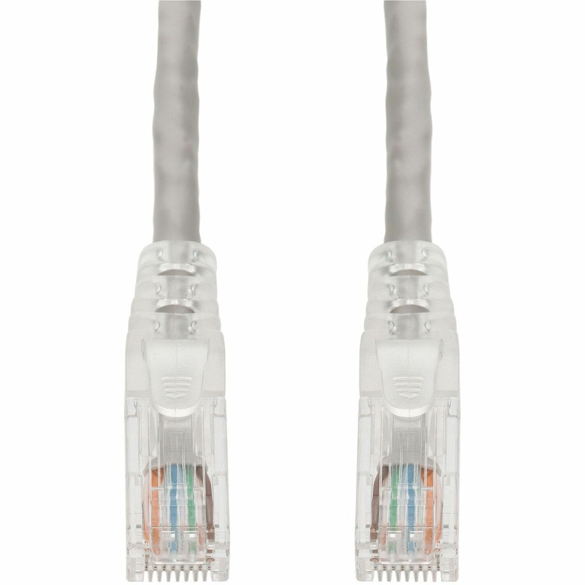 AddOn 7ft Gray CAT 6 PVC Ethernet Cable Snagless Easy Clear Boot TAA RJ-45 M/M - ADD-7FCAT6-GY-TAA