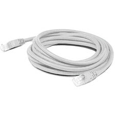 AddOn 8ft RJ-45 (Male) to RJ-45 (Male) white Cat6 Straight UTP PVC Copper Patch Cable - ADD-8FCAT6-WE