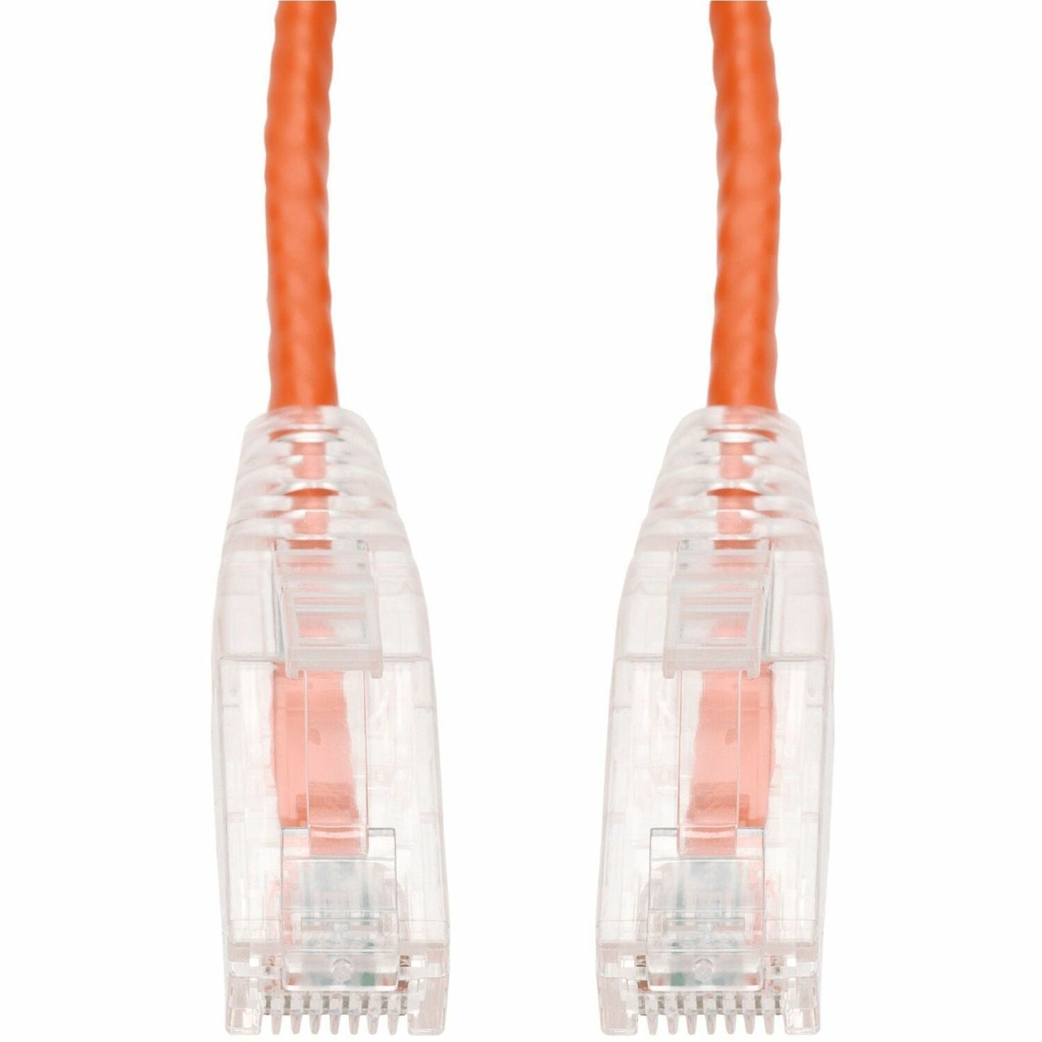 AddOn 3ft Orange CAT 6 Slim PVC Ethernet Cable Snagless Clear-Claw RJ-45 M/M - ADD-3FSLCAT6-OE