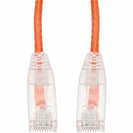 AddOn 3ft Orange CAT 6 Slim PVC Ethernet Cable Snagless Clear-Claw RJ-45 M/M - ADD-3FSLCAT6-OE