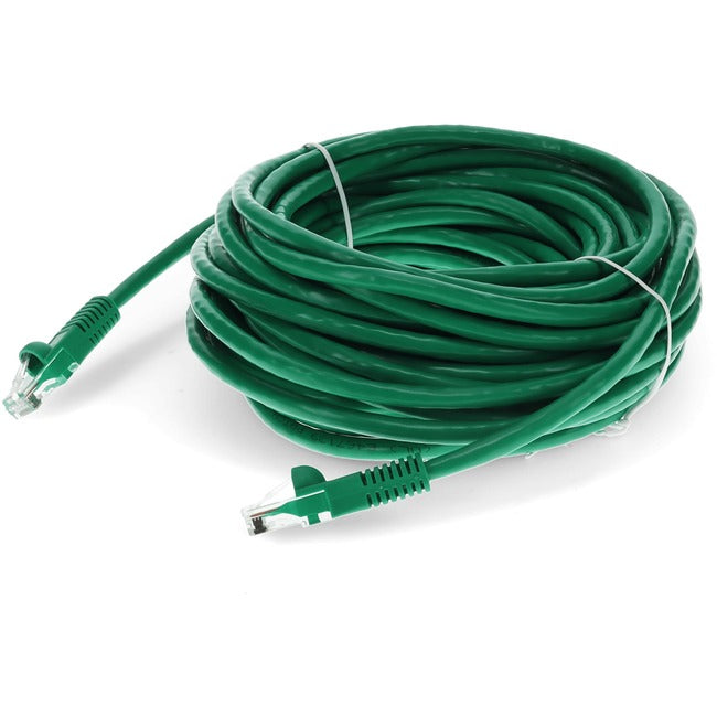 AddOn 35ft RJ-45 (Male) to RJ-45 (Male) Straight Green Cat6 UTP PVC Copper Patch Cable - ADD-35FCAT6-GN