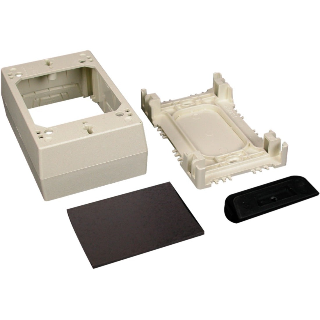 Wiremold Device Box Fitting Series - Magnetic Deep Box - Ivory - 2348AMP