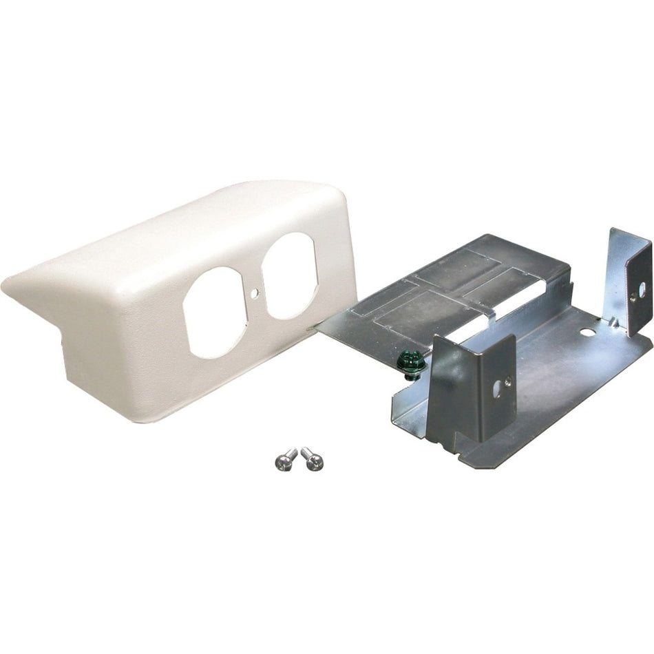 Wiremold 24DWND-FW Mounting Bracket for Cable Raceway - Fog White - 24DWND-FW