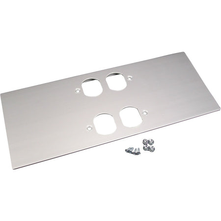 Wiremold AL5200 Large Multi-Channel Raceway Double Duplex Cover Plate - AL5246-DD