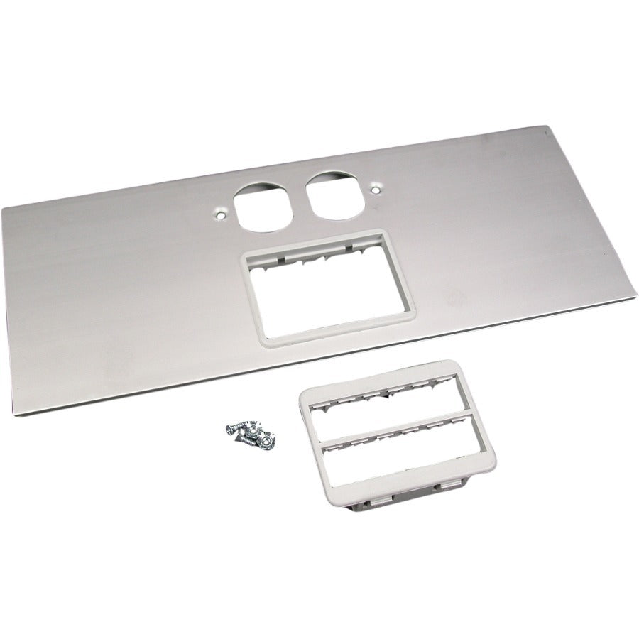 Wiremold AL5200 Large Multi-Channel Raceway Duplex And Ortronics Cover Plate - AL5256-DMABRT