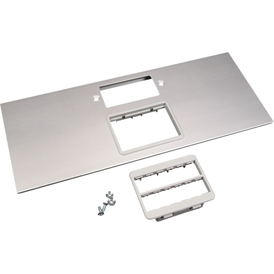 Wiremold AL5200 Large Multi-Channel Raceway GFCI And Ortronics Cover Plate - AL5256-GMABRT