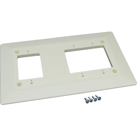 Wiremold WSA00-4 Mounting Bracket for Gang Box, Cable Raceway - Ivory - WSA00-4