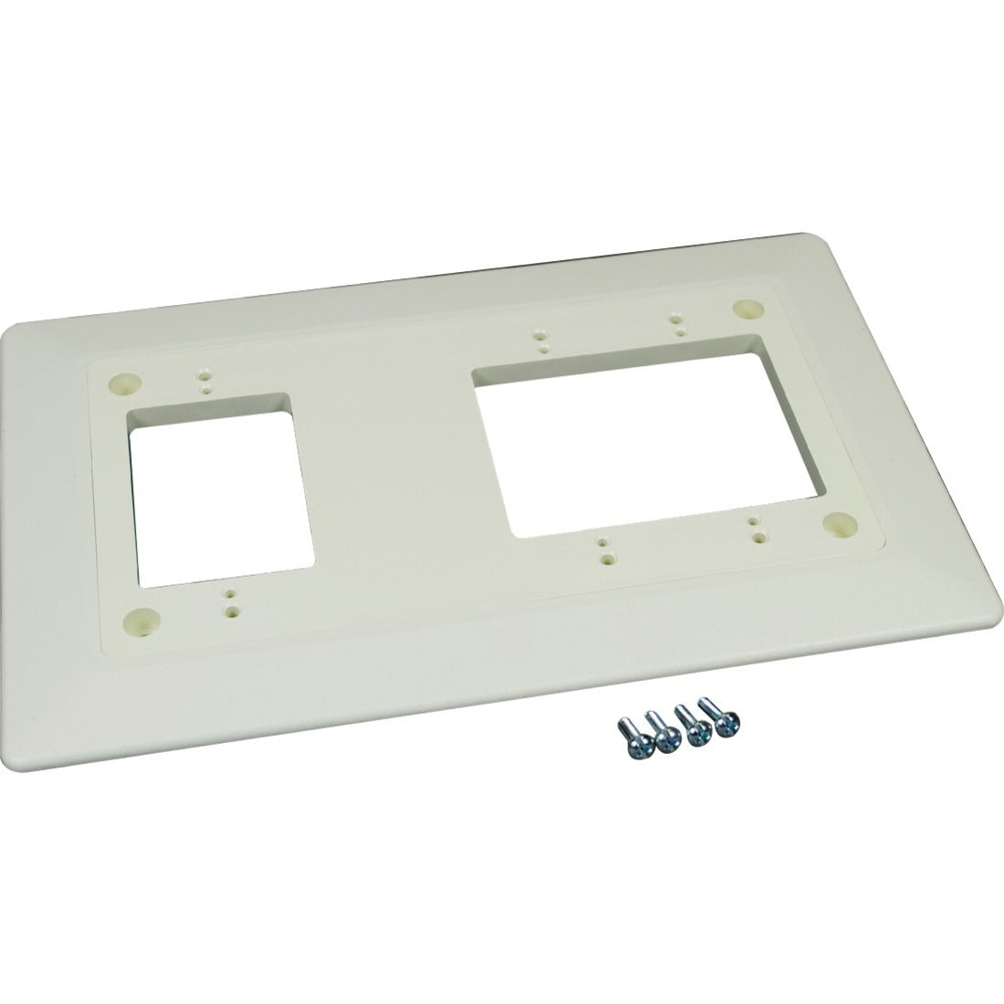 Wiremold WSA00-4GY Mounting Bracket for Gang Box - Light Gray - WSA00-4GY