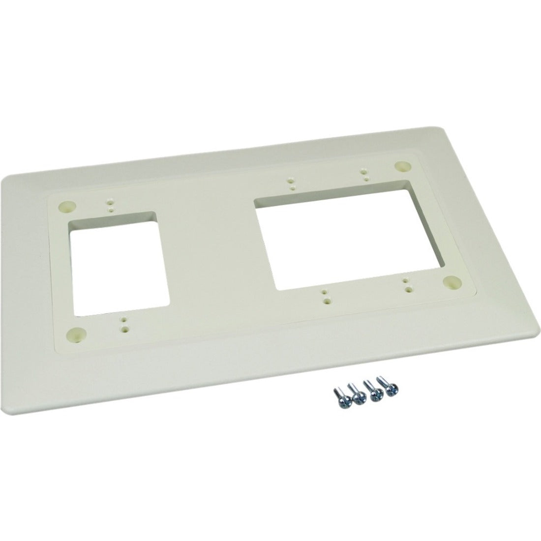 Wiremold WSA00-4WH Mounting Bracket for Gang Box - White - WSA00-4WH