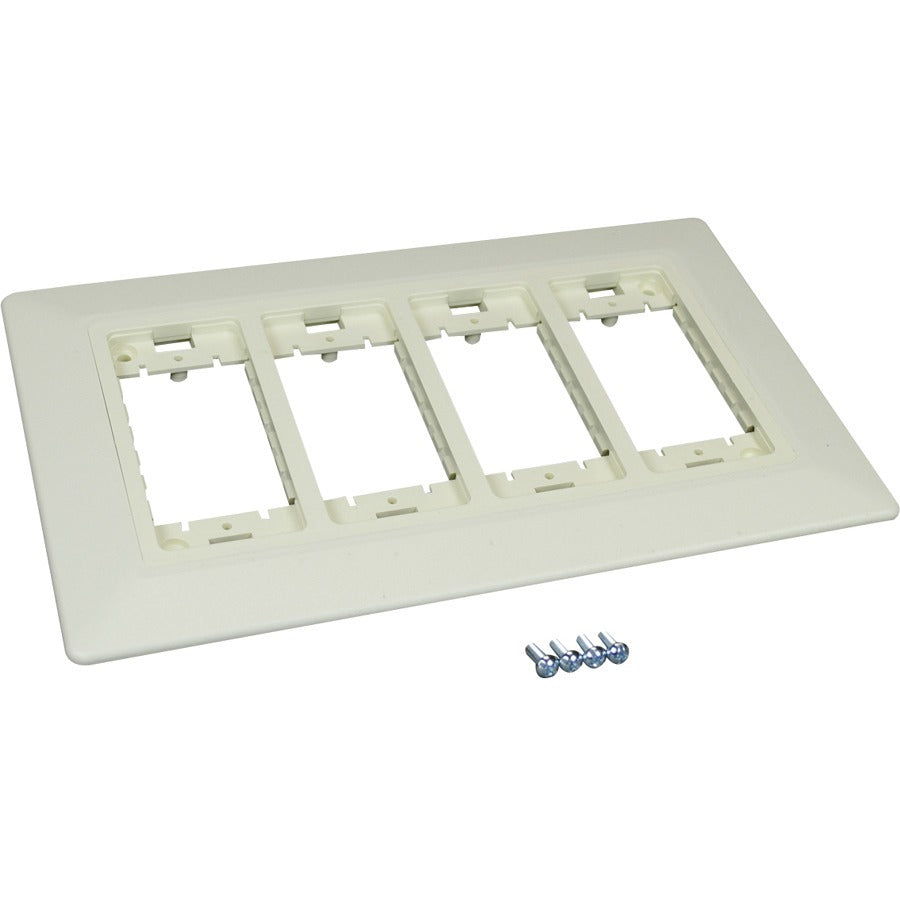 Wiremold WSA07-4AWH Mounting Bracket for Gang Box - White - WSA07-4AWH