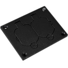 Wiremold Duplex Cover Plate - 828R-TCAL-BK