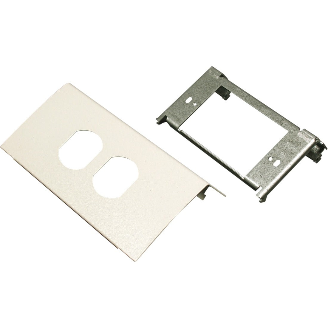 Wiremold DS4000 Single Channel Duplex Device Plate Fitting - DS4047D-BK