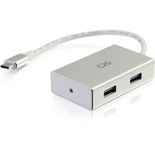 C2G USB C Hub - USB C 3.0 to 4-Port USB Hub - 29827