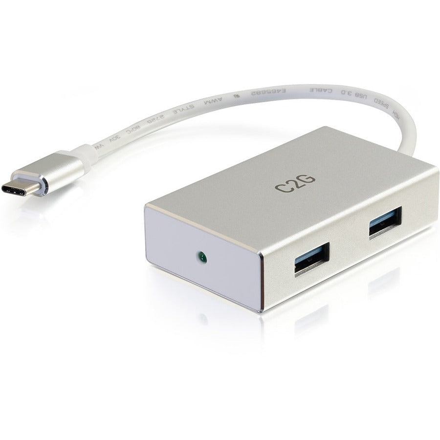C2G USB C Hub - USB C 3.0 to 4-Port USB Hub - 29827