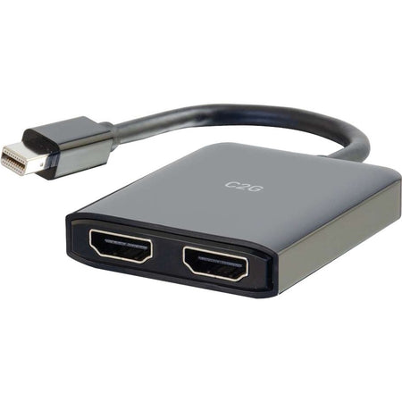 C2G 4K Mini DisplayPort to HDMI Monitor Splitter - Dual Monitor Hub - 54292