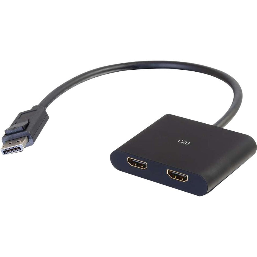 C2G 4K DisplayPort to Dual HDMI MST Hub - DisplayPort 1.2 to HDMI Splitter - M/F - 54293