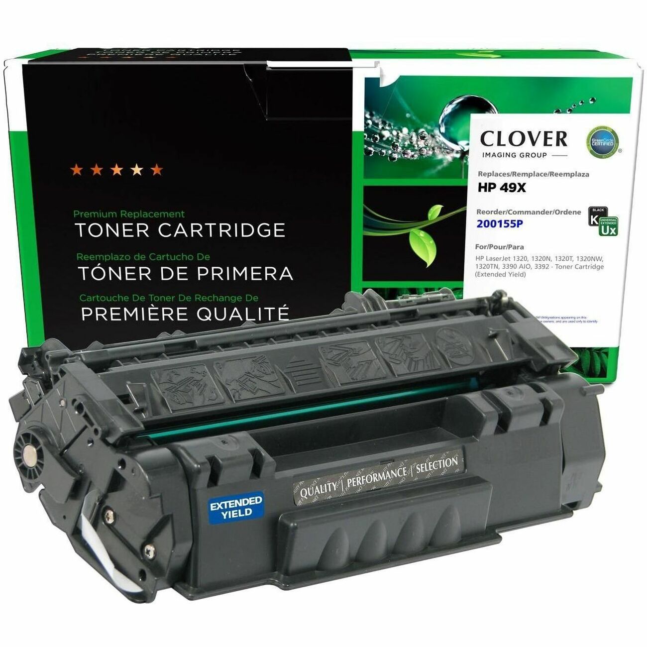 Clover Imaging Remanufactured Extended Yield Toner Cartridge for HP Q5949X - 200155P