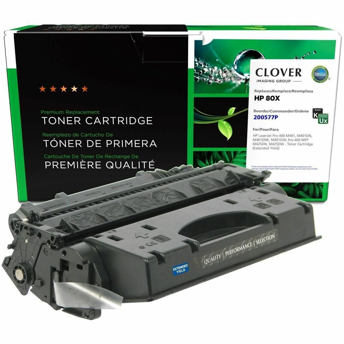 Clover Imaging Remanufactured Extended Yield Toner Cartridge for HP CF280X - 200577P