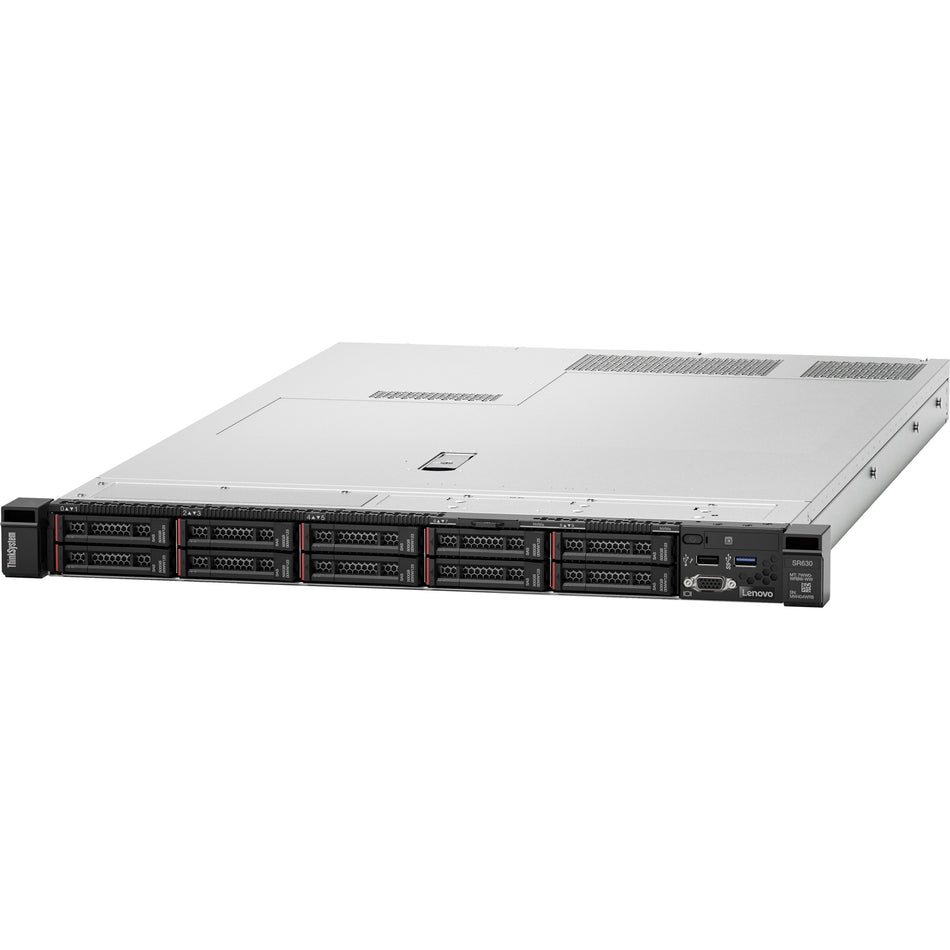 Lenovo ThinkSystem SR630 7X02A0CJNA 1U Rack Server - 1 x Intel Xeon Silver 4216 2.10 GHz - 16 GB RAM - Serial ATA/600 Controller - 7X02A0CJNA