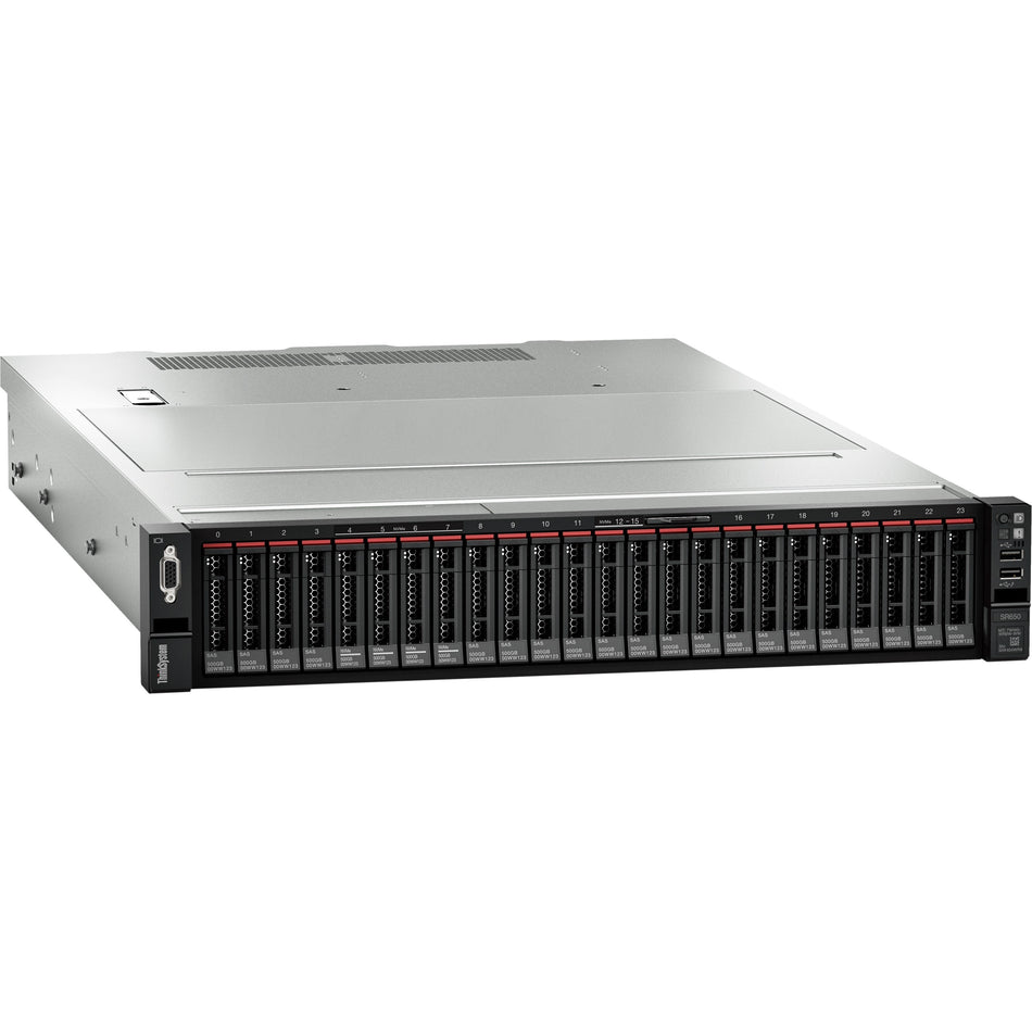 Lenovo ThinkSystem SR650 7X06A0FHNA 2U Rack Server - 1 x Intel Xeon Silver 4208 2.10 GHz - 16 GB RAM - Serial ATA/600 Controller - 7X06A0FHNA