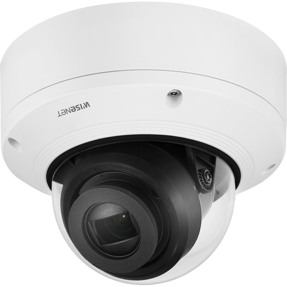 Wisenet XND-6081V 2 Megapixel Indoor Full HD Network Camera - Monochrome, Color - Dome - White - XND-6081V