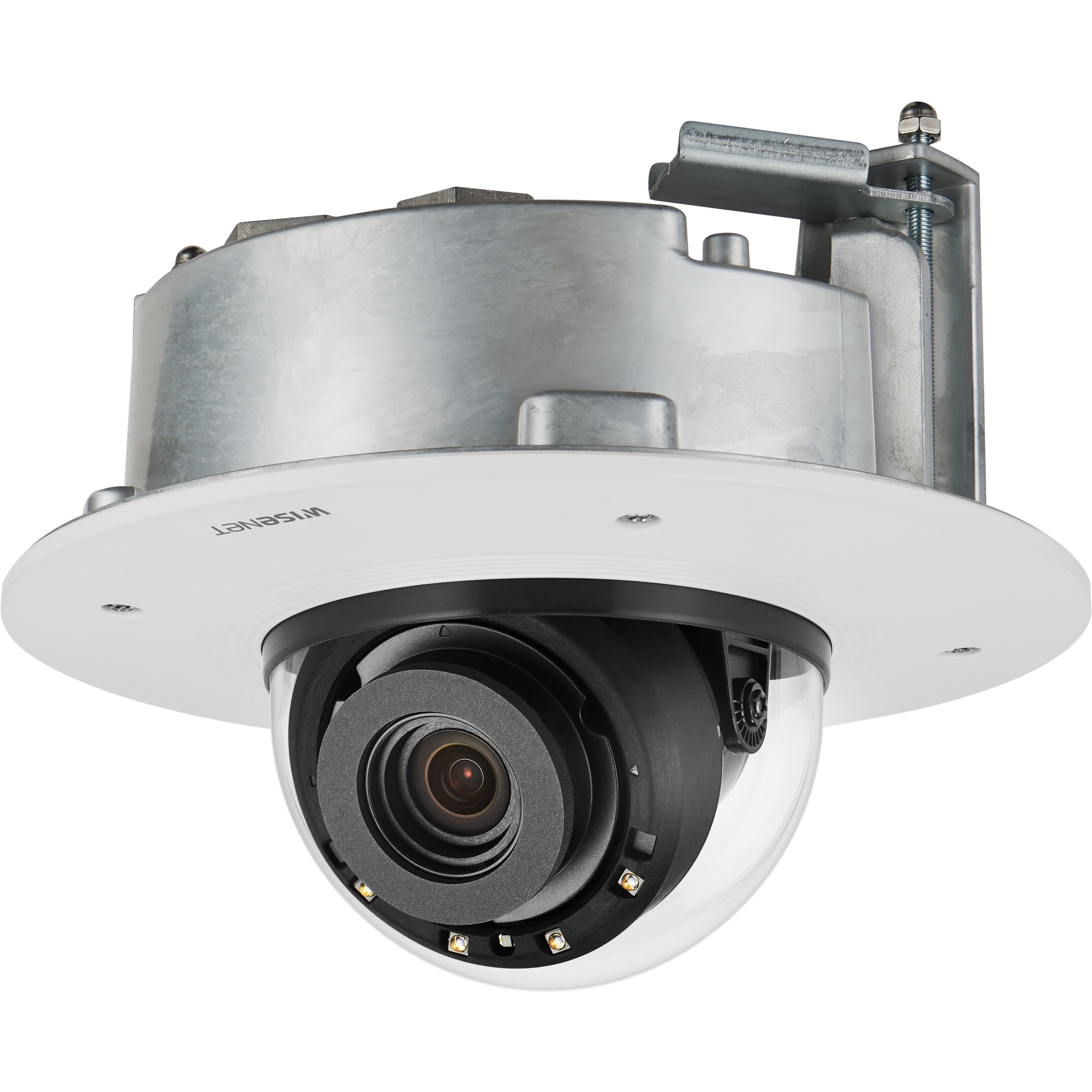 Wisenet XND-8081RF 5 Megapixel HD Network Camera - Monochrome, Color - Dome - White - XND-8081RF