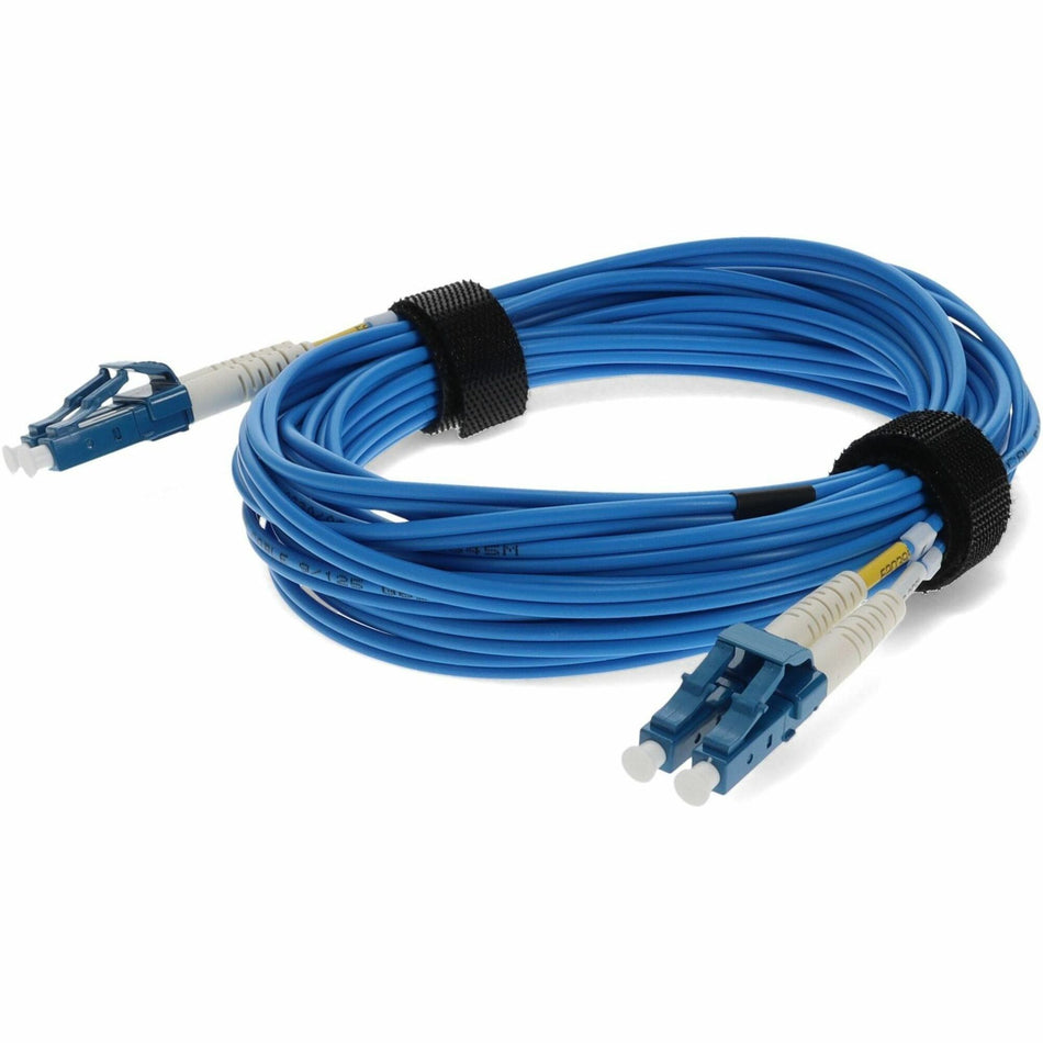 AddOn 5m LC to LC Blue OS2 Duplex OFNR (Riser-Rated) SMF Fiber Patch Cable - ADD-LC-LC-5M9SMF-BE