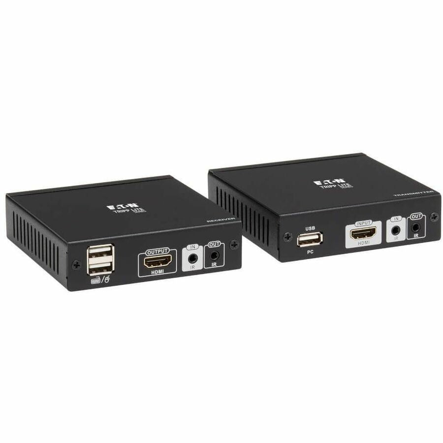 Eaton Tripp Lite Series HDMI HDBaseT KVM Console Extender over Cat6 - 2 USB Ports, IR, 4K 30 Hz (130 ft.), 1080p (230 ft.) - B013-HU-4K