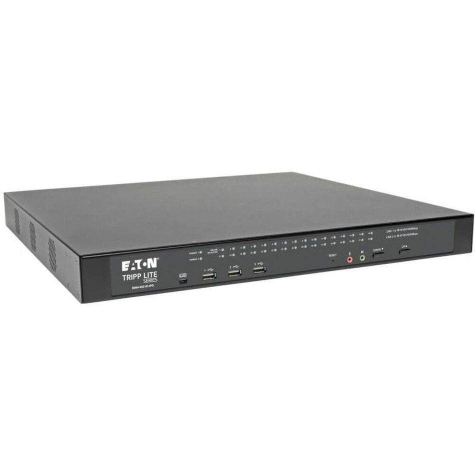 Eaton Tripp Lite Series NetDirector 32-Port Cat5 KVM over IP Switch - Virtual Media, 1 Remote + 1 Local User, 1U Rack-Mount, TAA - B064-032-01-IPG