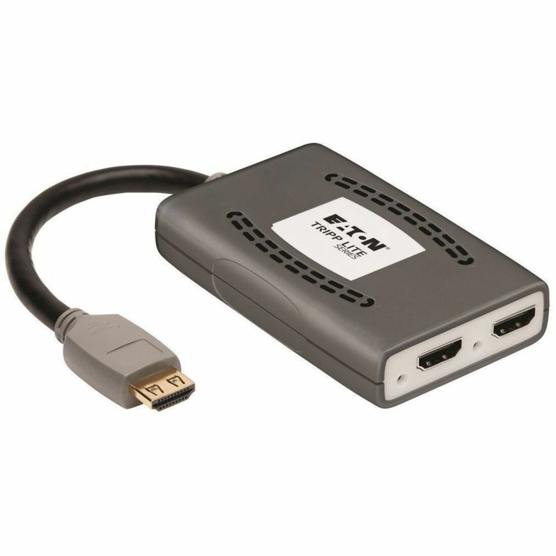 Eaton Tripp Lite Series 2-Port HDMI Splitter - 4K @ 60 Hz, 4:4:4, Multi-Resolution Support, HDR, HDCP 2.2, USB Powered, TAA - B118-002-HDR-V2