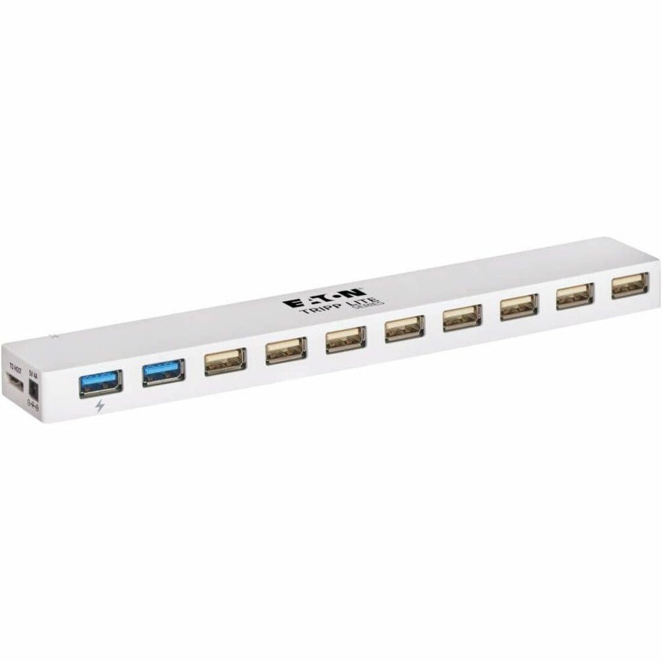 Tripp Lite by Eaton 10-Port USB 3.x (5Gbps) / USB 2.0 Combo Hub - USB Charging 2 USB 3.x & 8 USB 2.0 Ports - U360-010C-2X3