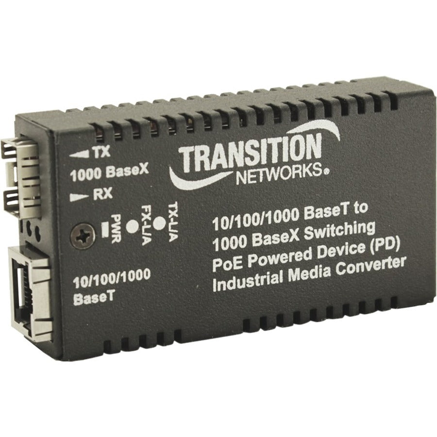 Transition Networks M/GE-xSW-SFP-01-xx-UxX Transceiver/Media Converter - M/GE-ISW-SFP-01-URX