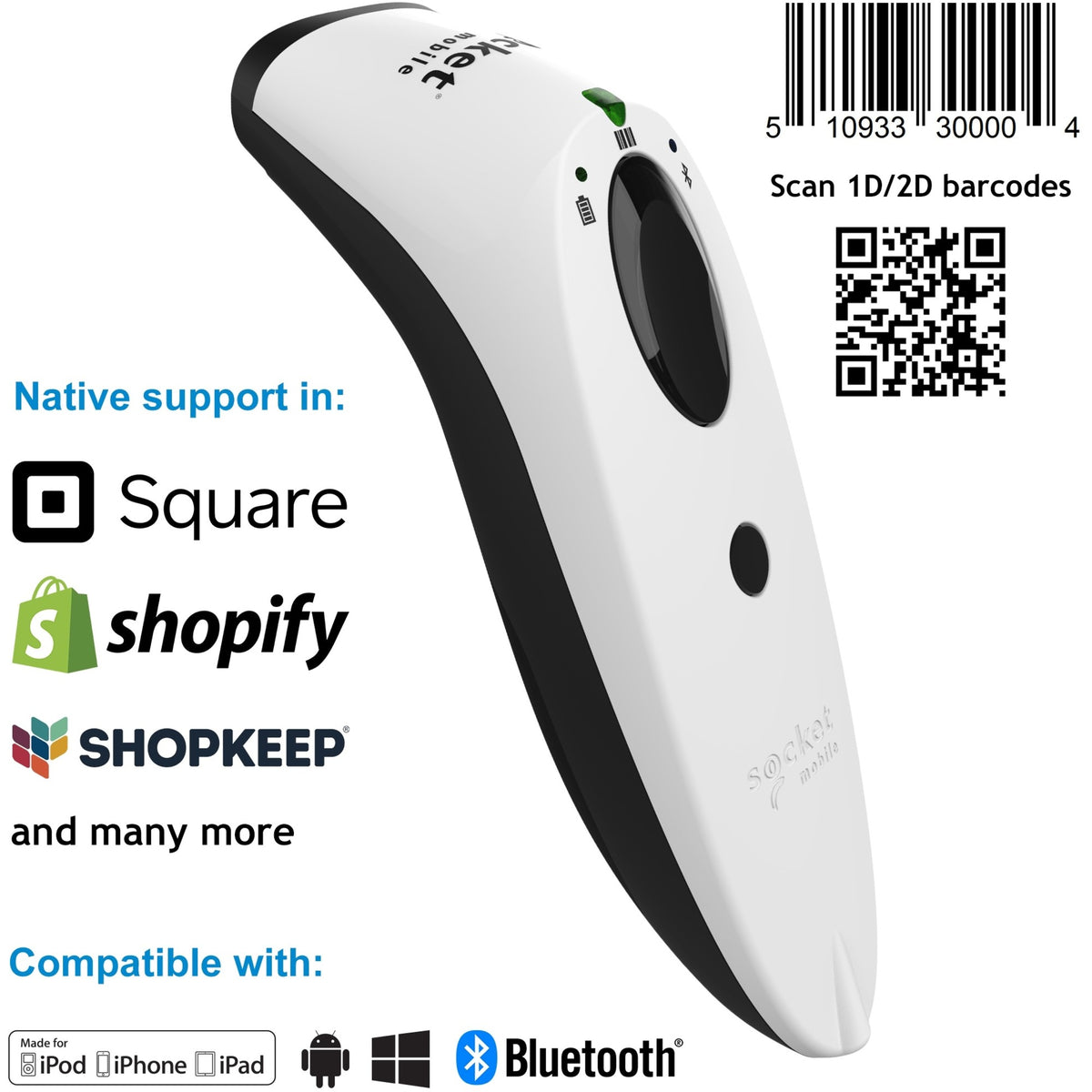 Socket Mobile SocketScan S760 Handheld Barcode Scanner - CX3513-2114