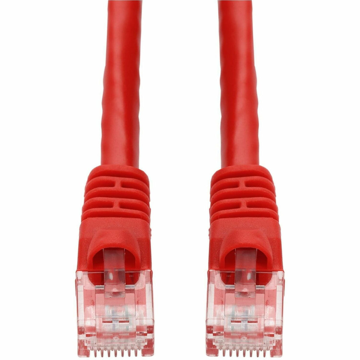 AddOn 15ft Red CAT 6 PVC Ethernet Cable Snagless Bubble Boot RJ-45 M/M - ADD-15FCAT6-RD