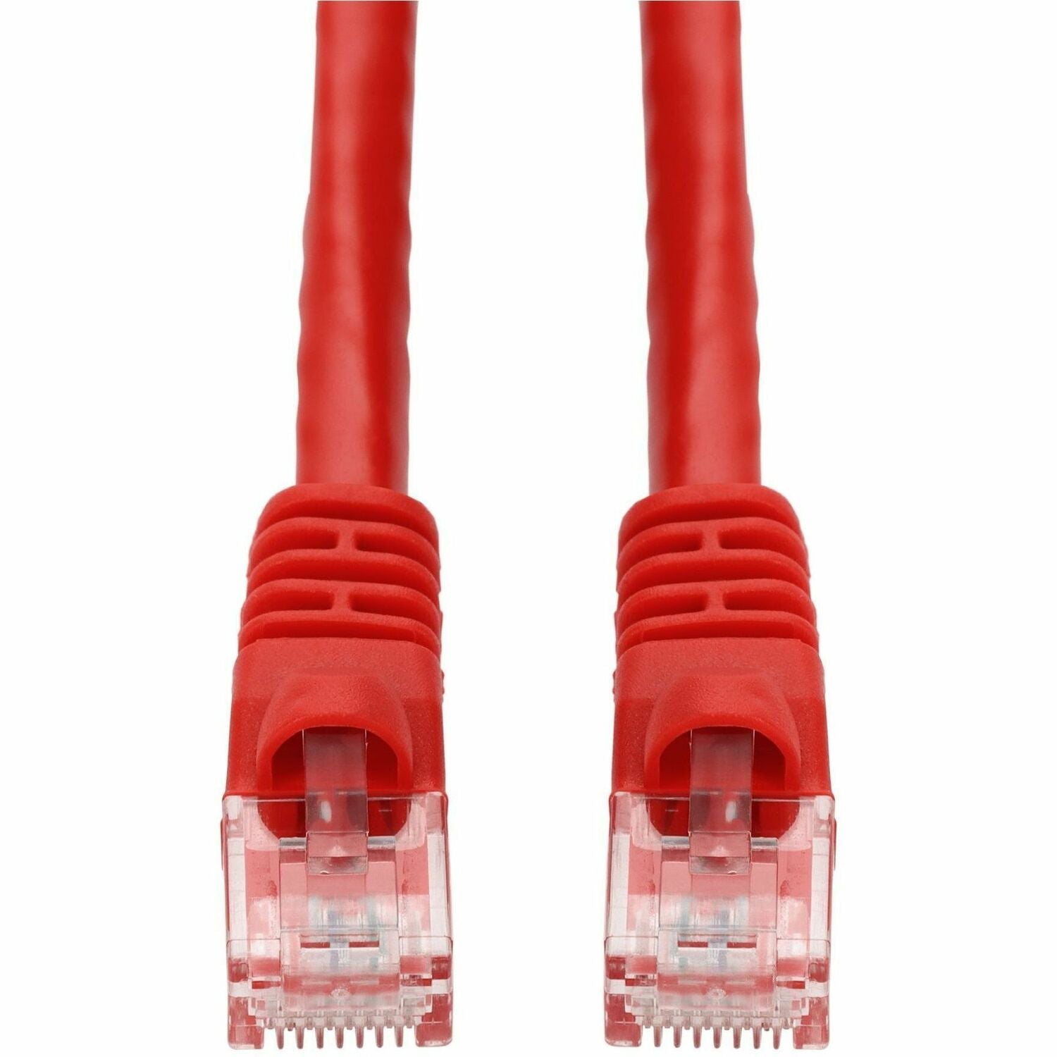 AddOn 15ft Red CAT 6 PVC Ethernet Cable Snagless Bubble Boot RJ-45 M/M - ADD-15FCAT6-RD