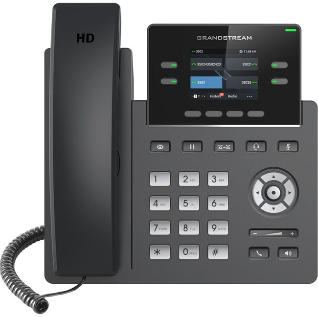 Grandstream GRP2612 IP Phone - Corded - Corded - Wall Mountable - GRP2612P