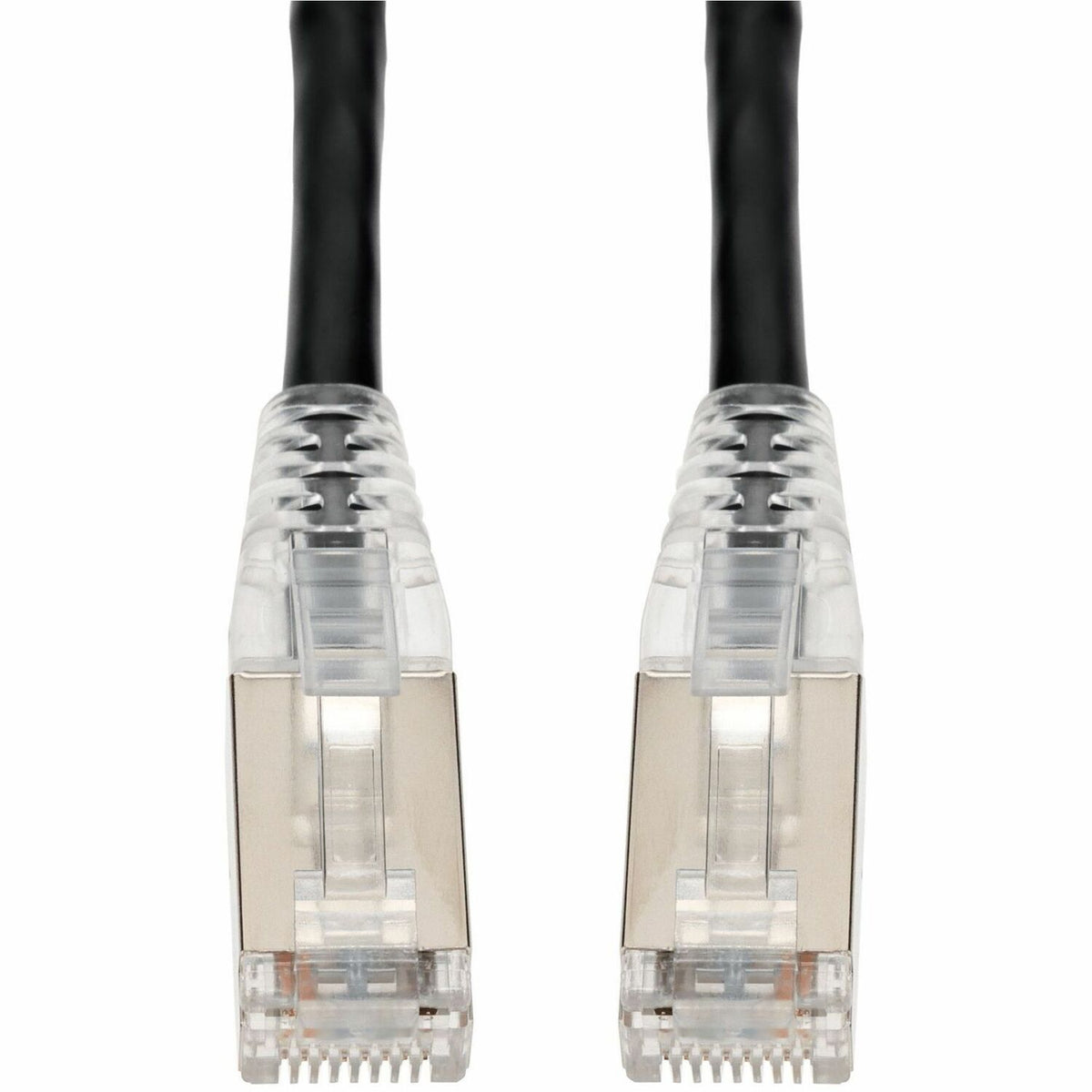 AddOn 5ft Black CAT 6A Shielded PVC Ethernet Cable Snagless Bubble Boot RJ-45 M/M - ADD-5FCAT6AS-BK