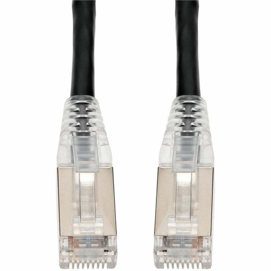 AddOn 5ft Black CAT 6A Shielded PVC Ethernet Cable Snagless Bubble Boot RJ-45 M/M - ADD-5FCAT6AS-BK