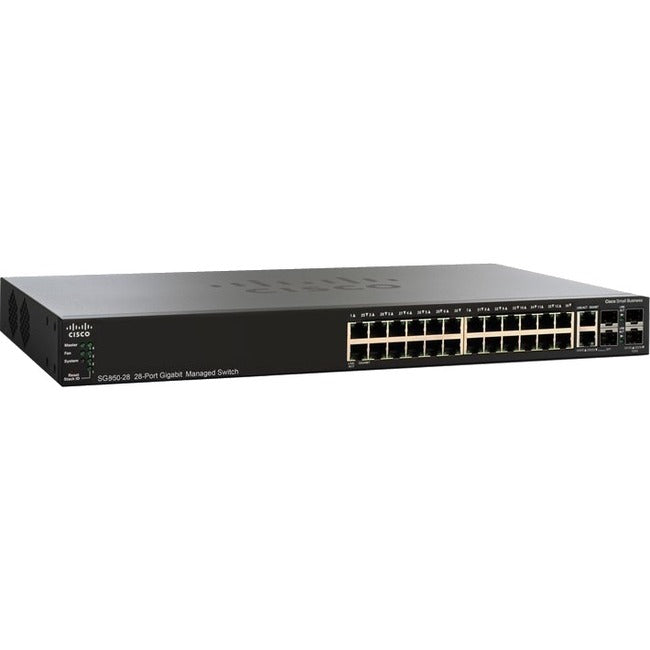 Cisco SG350-28 28-Port Gigabit Managed Switch - SG350-28-K9-NA-RF