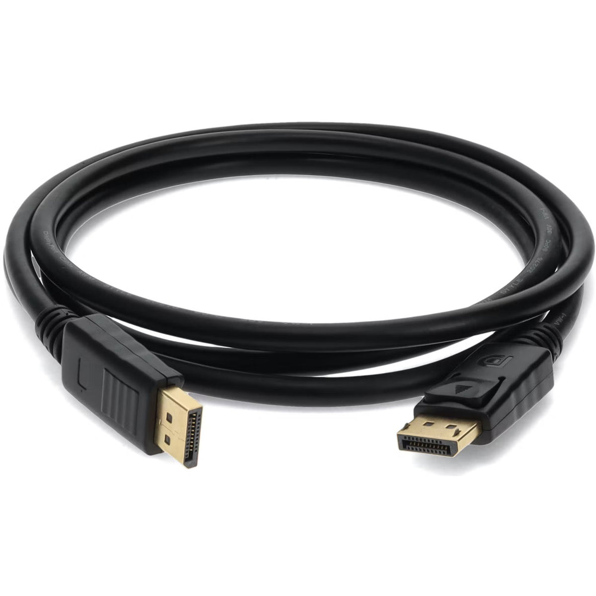 AddOn 2ft DisplayPort Male to Male Black Cable For Resolution Up to 3840x2160 (4K UHD) - DISPLAYPORT2F