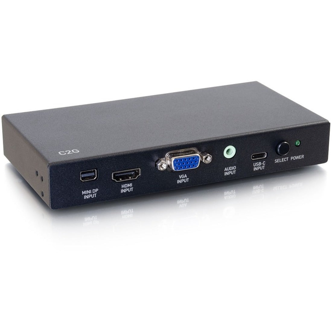 C2G 4K HDMI Adapter Switch - Mini DisplayPort, USB-C, VGA+3.5mm - 40850