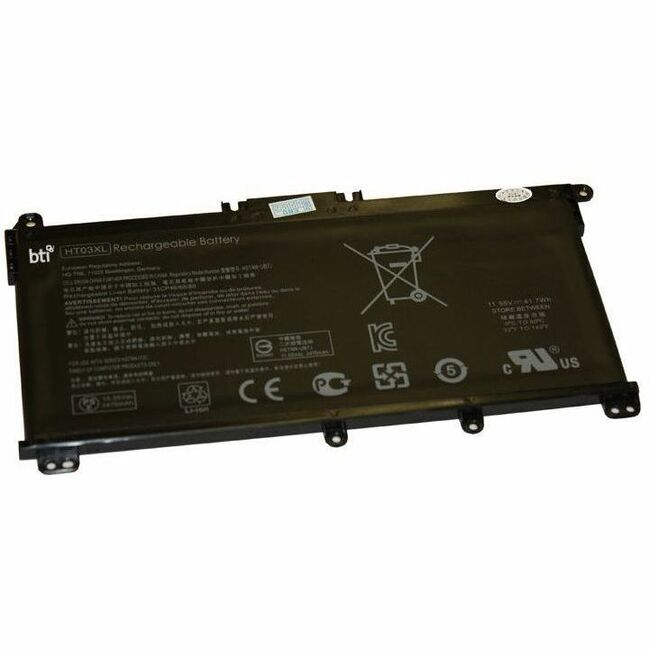 BTI HT03XL-BTI 11.55V 49WHR LI-ION BATTERY HSTNN-LB8M, HSTNN-DB8R, HSTNN-DB8S, HSTNN-IB8O, L11119-855, L11421-1C1, HT03XL - HT03XL-BTI