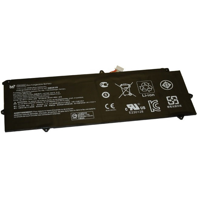 BTI SE04XL-BTI 7.7V 41.58WHR LI-ION BATTERY 860708-855, 860724-2C1, SE04041XL-PL, SE04XL PRO X2 612 G2, X2 612 G2, 612 G2 - SE04XL-BTI